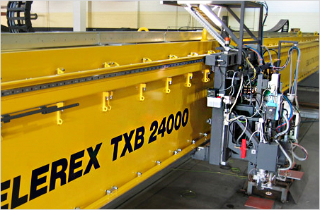 TXB 베벨 절단 장비 사진